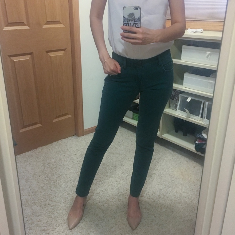 BCBGeneration Hunter Green Jeans